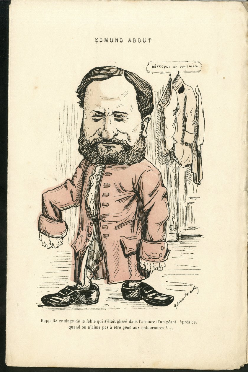 Illustration by Charles Gilbert-Martin in Grimaces contemporaines by Charles Gilbert Martin