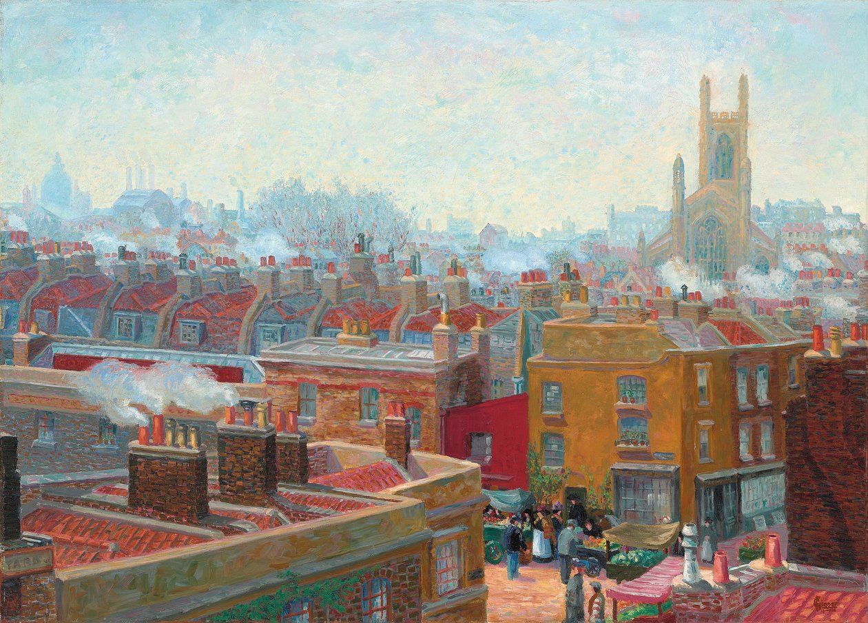 A Corner in Chelsea by Charles Ginner
