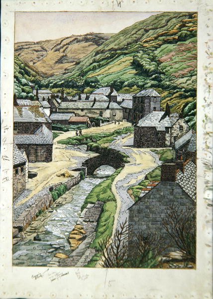 Boscastle, Cornwall, c.1919 by Charles Ginner