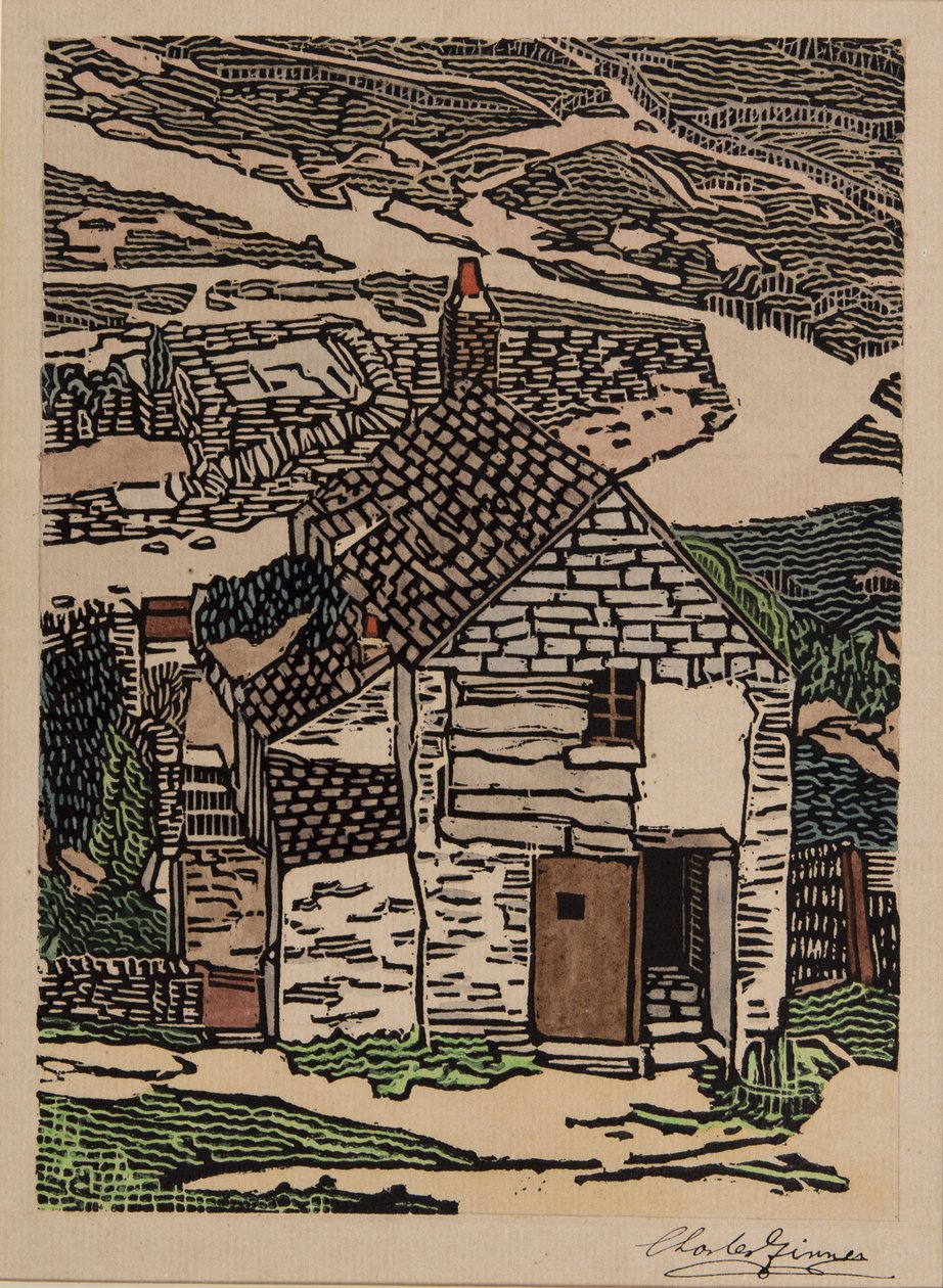 Cornish Cottage by Charles Ginner