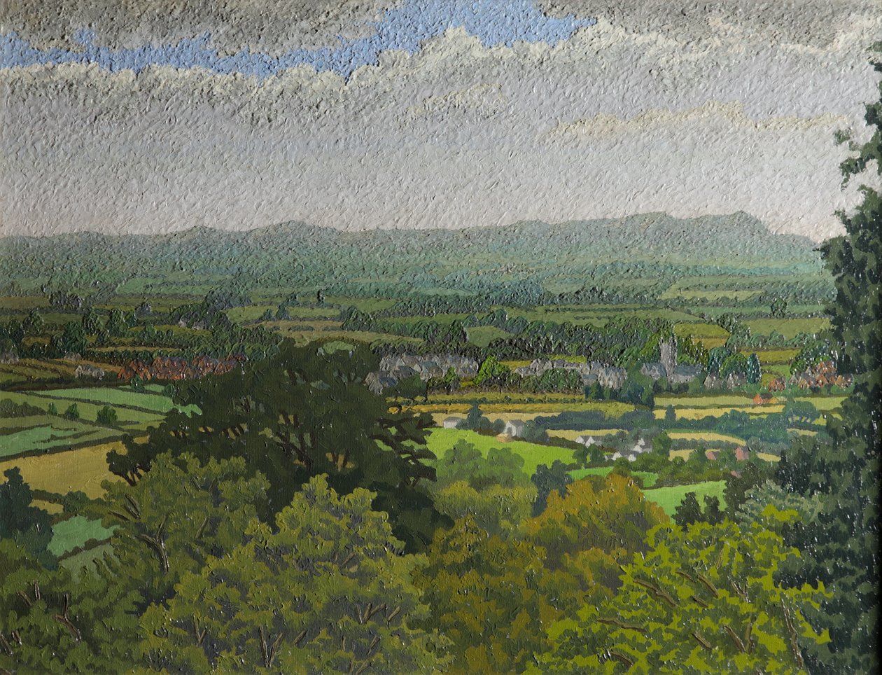 The Malvern Hills, Worcestershire by Charles Ginner