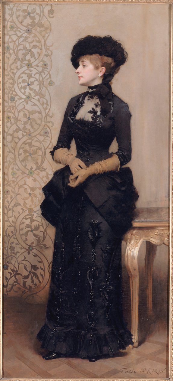 Woman with Gloves, known as The Parisian by Charles Giron