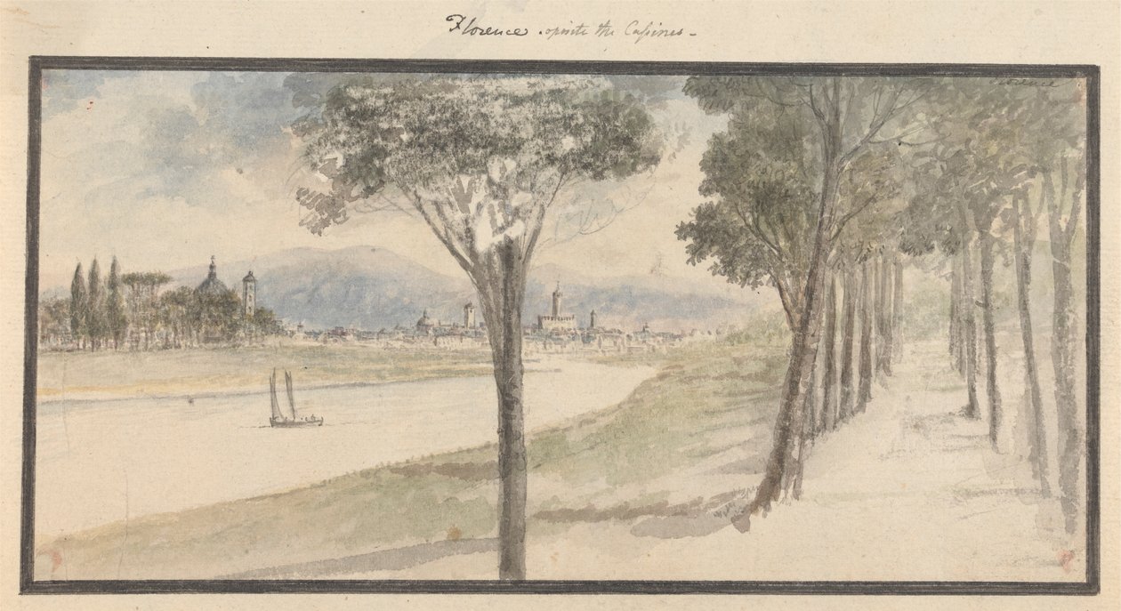 Florence Opposite the Cassines by Charles Gore