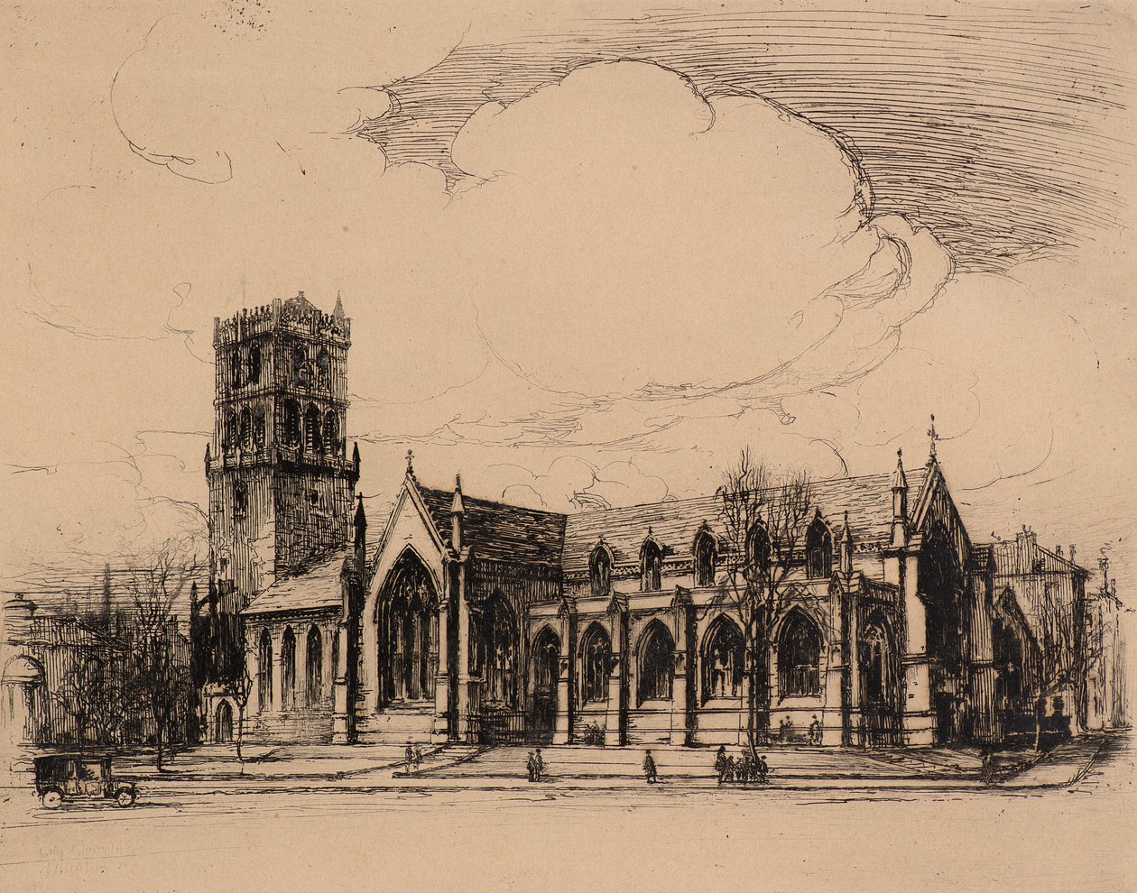 City Churches, Dundee by Charles Gustav Louis Phillips