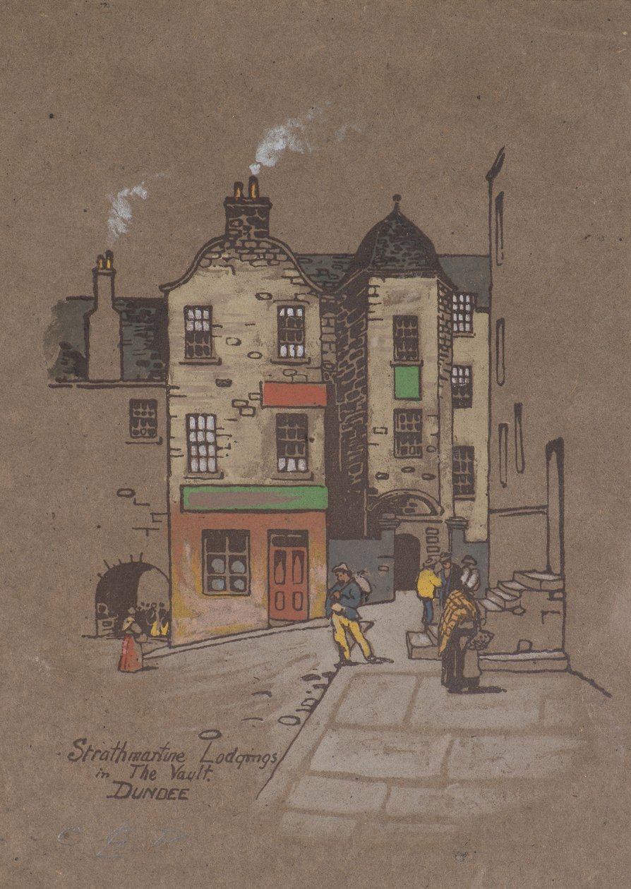 Strathmartine Lodgings, in the Vault, Dundee by Charles Gustav Louis Phillips