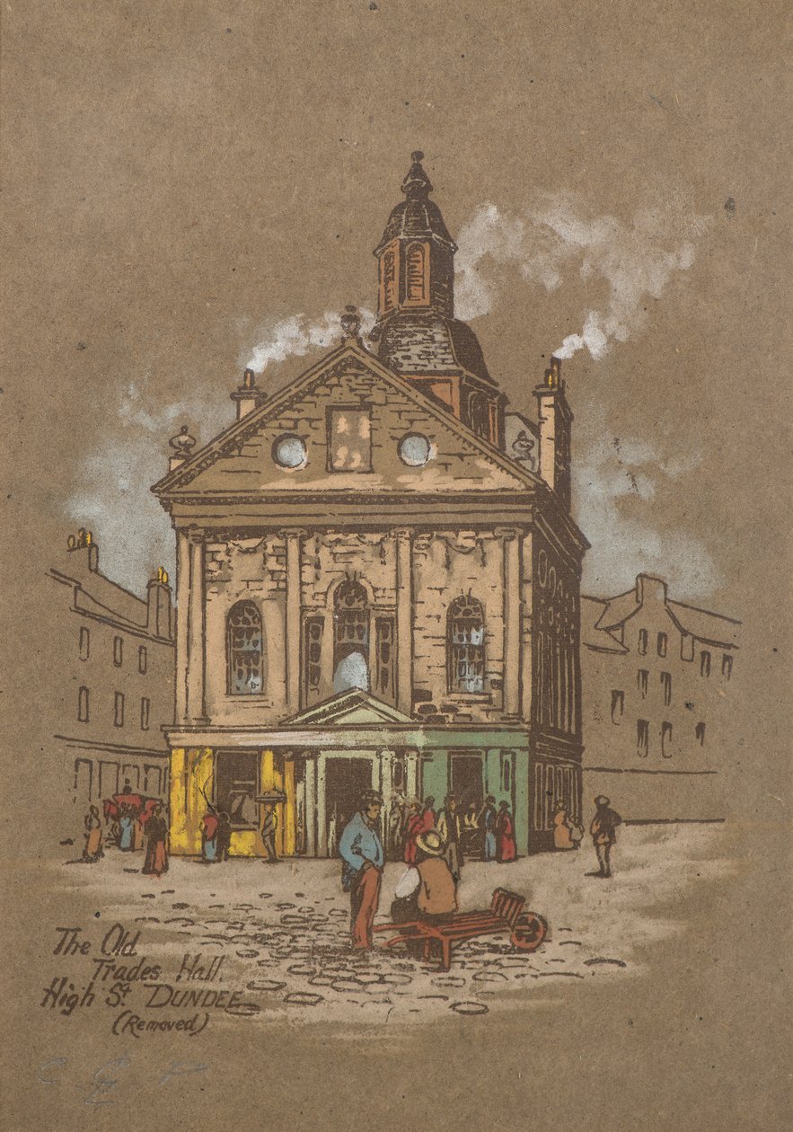 The Old Trades Hall, High Street, Dundee by Charles Gustav Louis Phillips