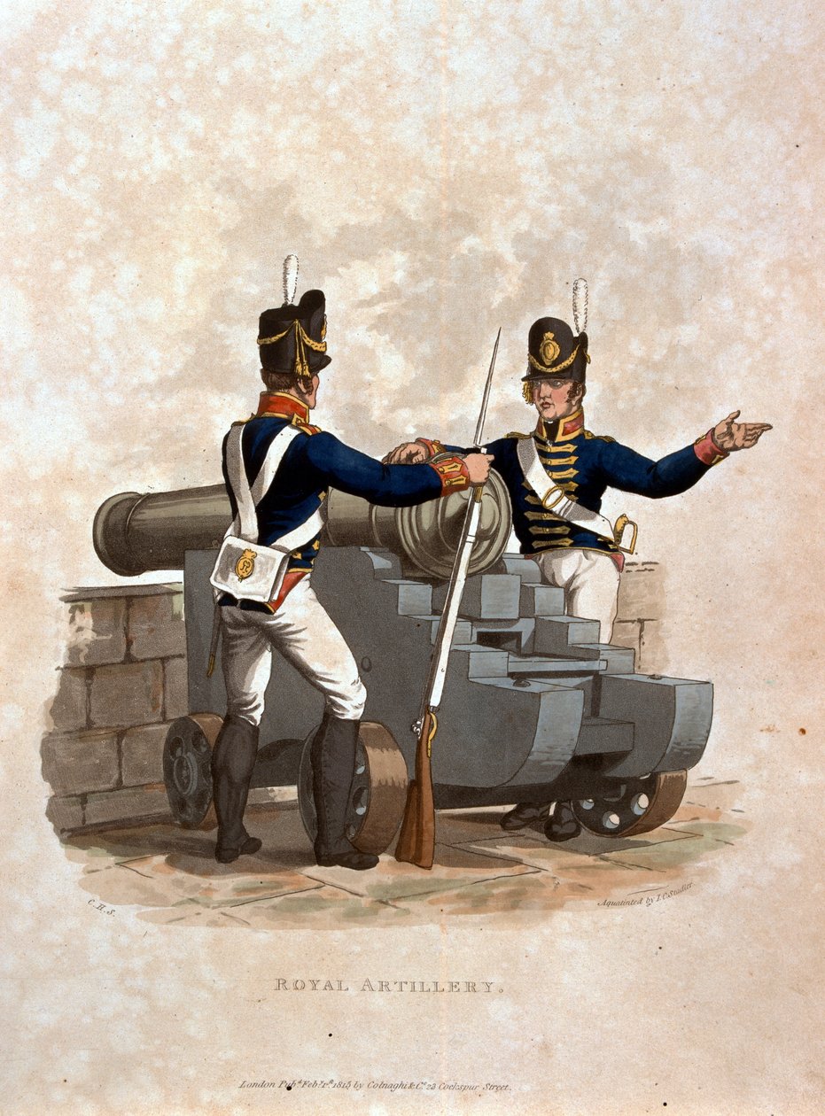 Royal Artillery, from 