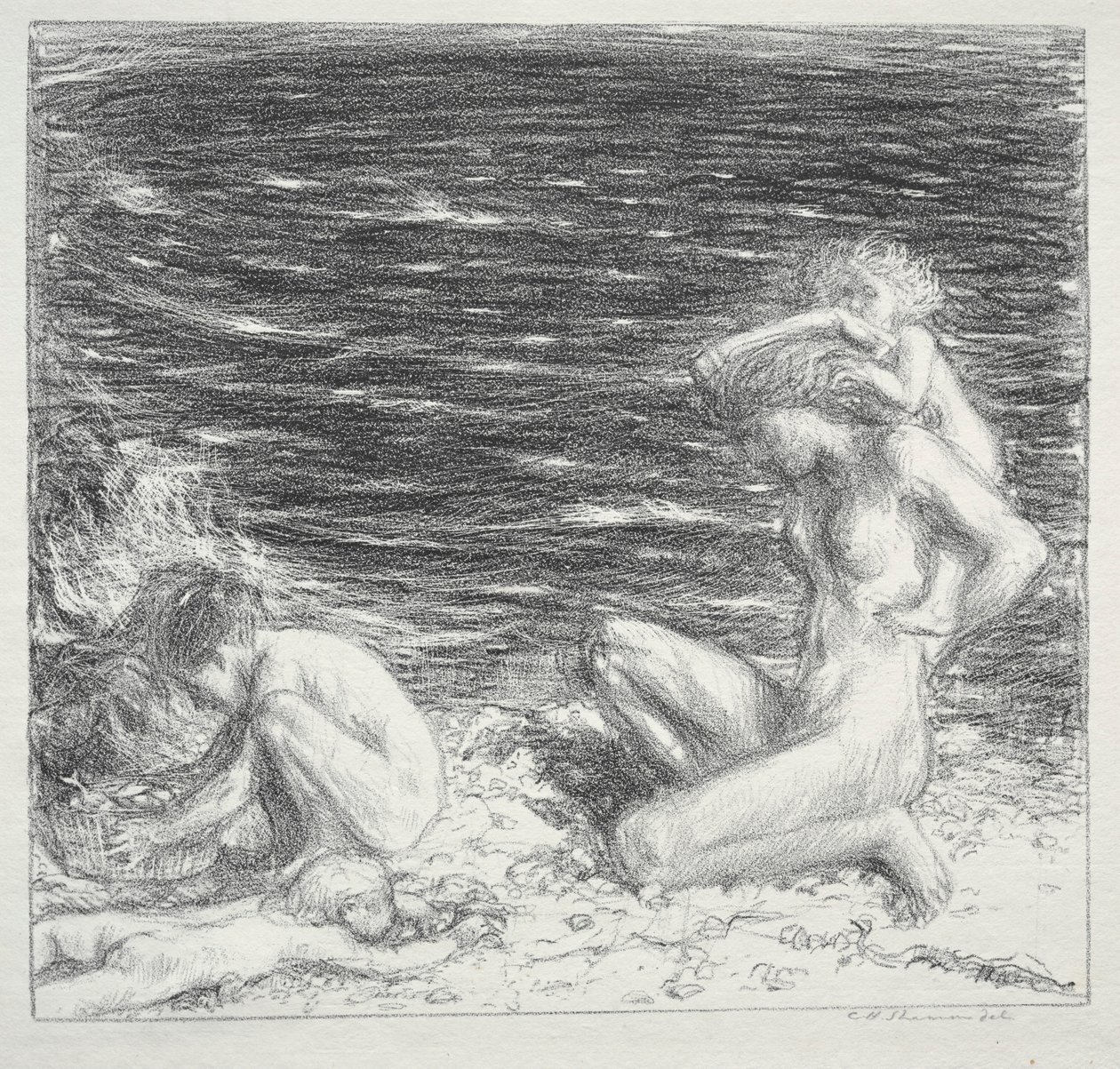 Sea and Breeze by Charles Haslewood Shannon