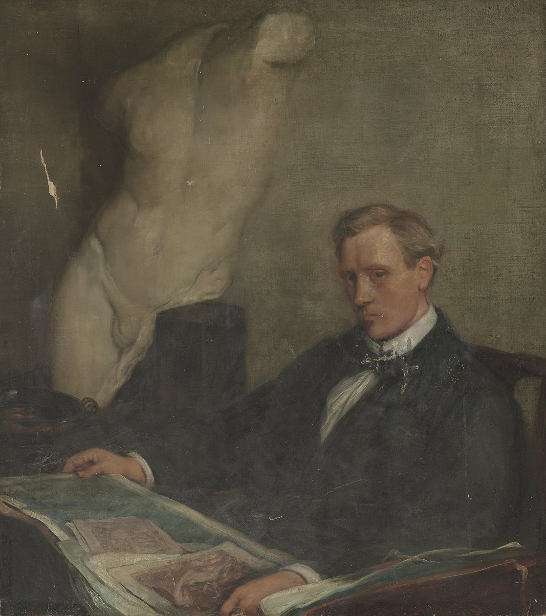 Self-portrait by Charles Haslewood Shannon