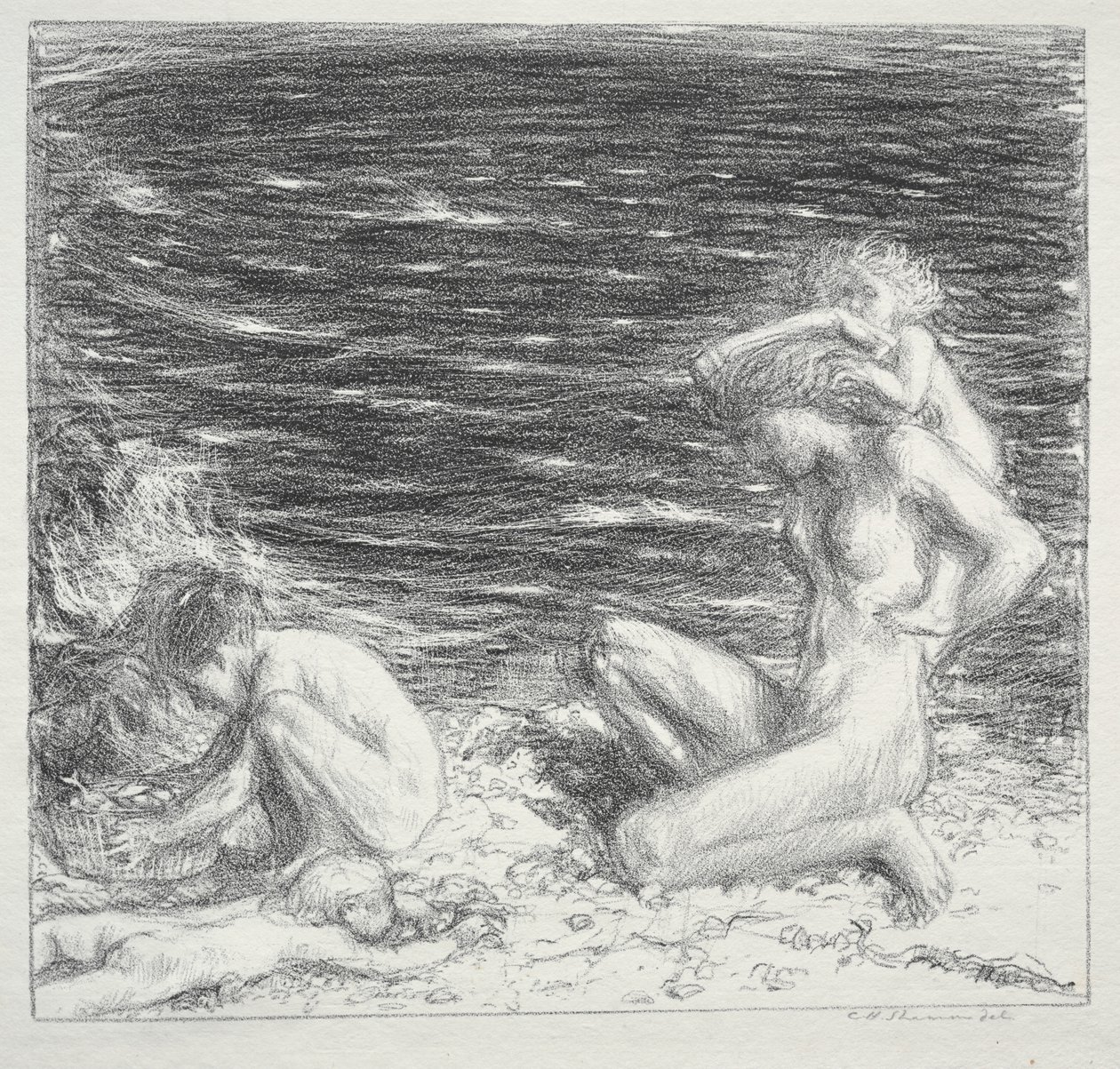 Sea and Breeze by Charles Hasslewood Shannon