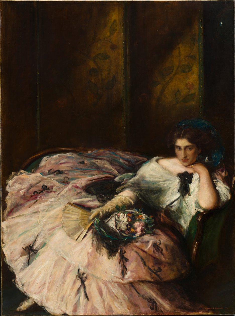 Souvenir of an International Ball Portrait of Miss Kathleen Bruce by Charles Hasslewood Shannon