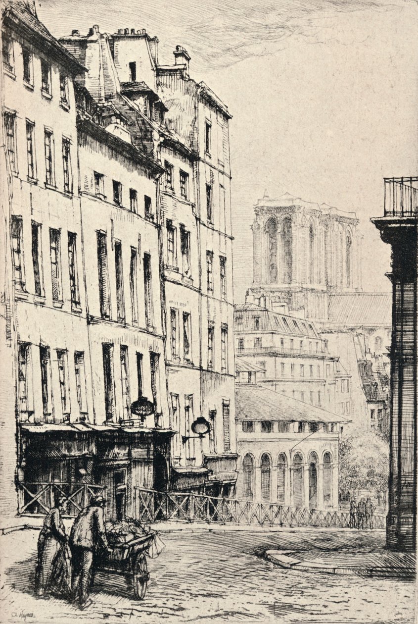 Rue de la Montagne-Ste Genevieve, 1915 by Charles Heyman