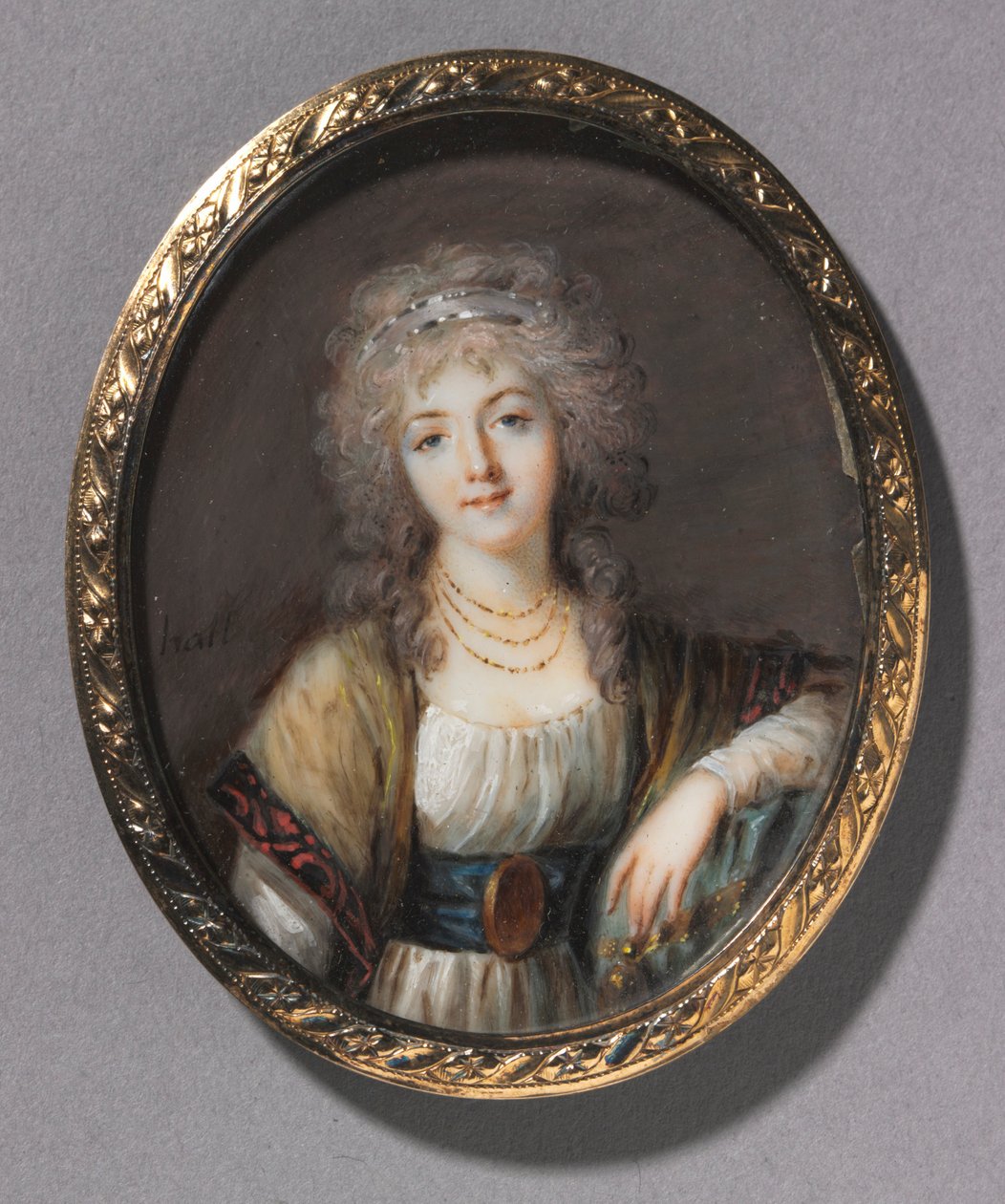Portrait of a Young Woman, c. 1785 by Charles Hénard