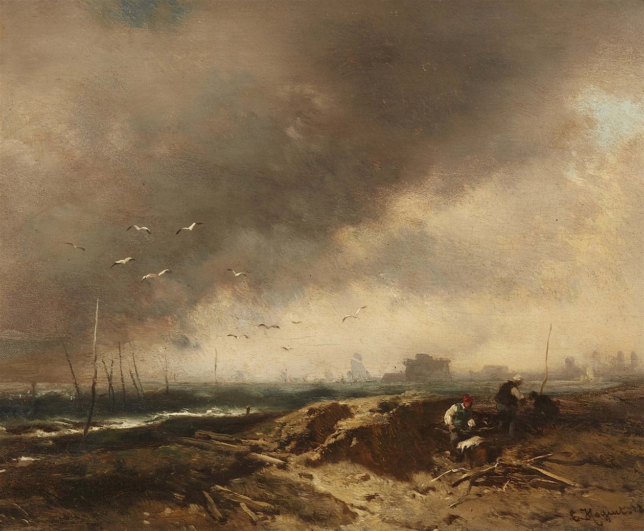 Driftwood Collectors by Charles Hoguet