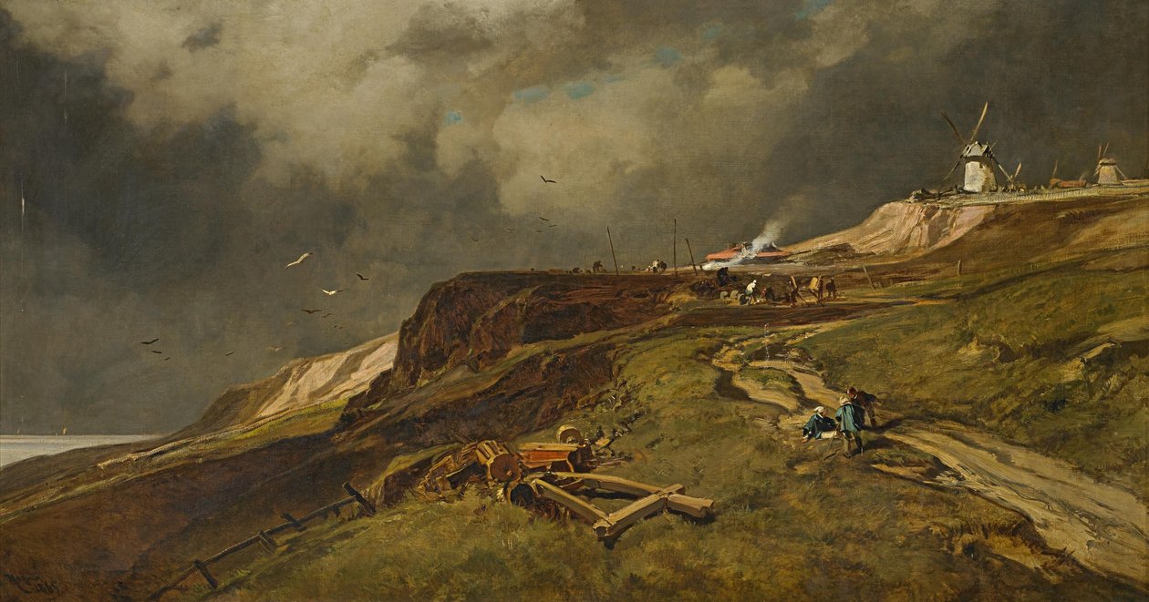 On the Normandy Coast by Charles Hoguet