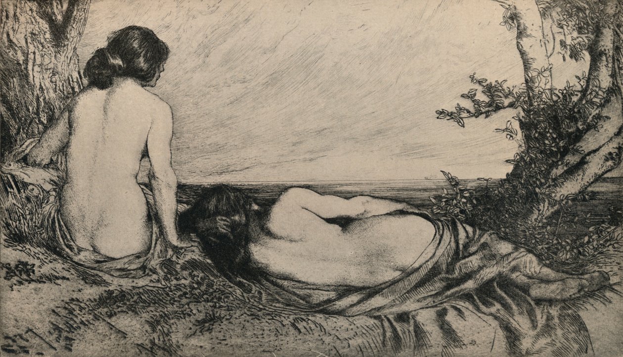 Nymphs by the Sea, 1905 by Charles Holroyd