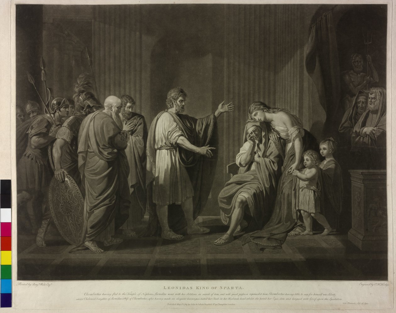 Leonidas II, King of Sparta by Charles Howard Hodges