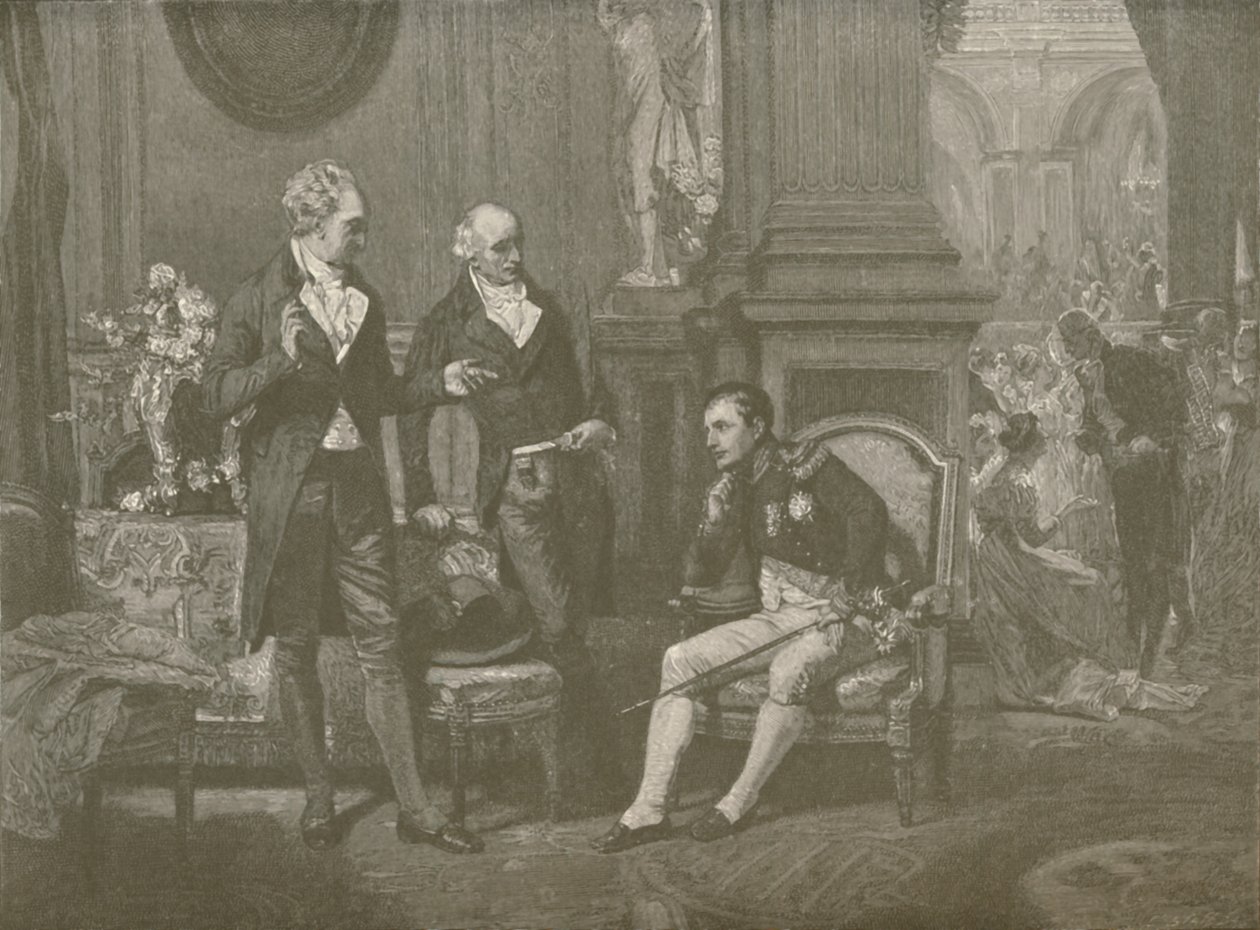 Napoleon, Goethe and Wieland, 1808 by Charles J. State