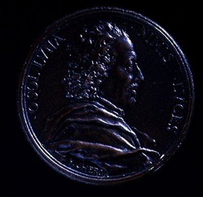 Portrait medal of Gian Lorenzo Bernini by Charles Jean Francois Cheron