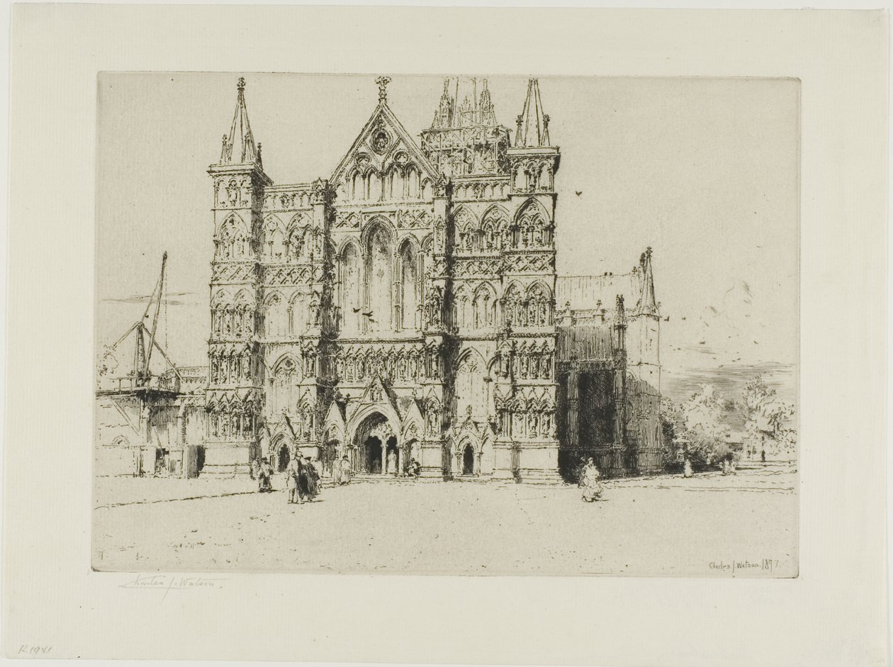 Salisbury Cathedral by Charles John Watson