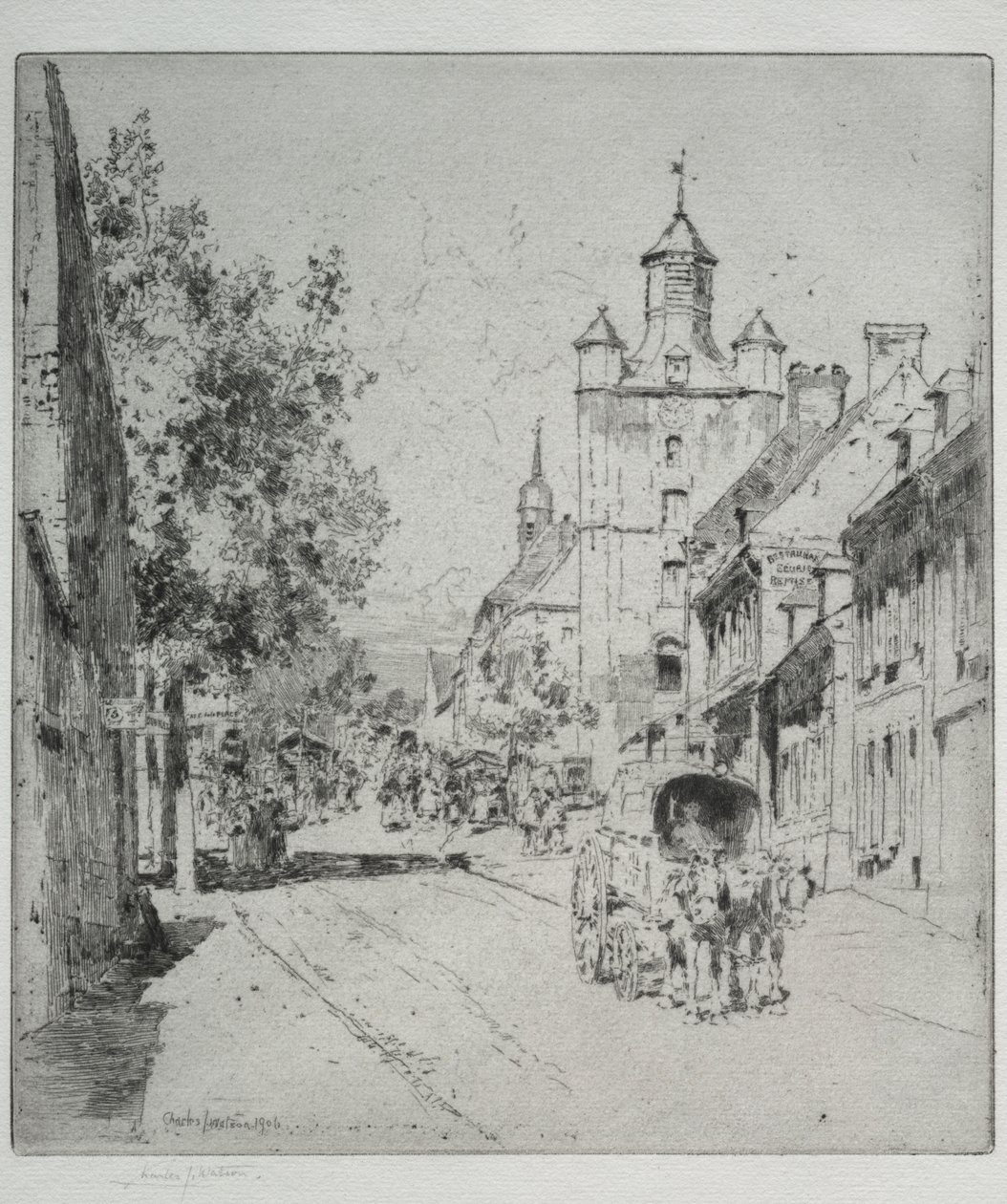 Tour de Marche, St. Riquier by Charles John Watson