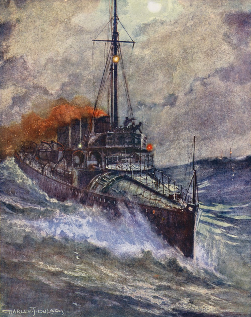 Torpedo Boat by Charles John de Lacy