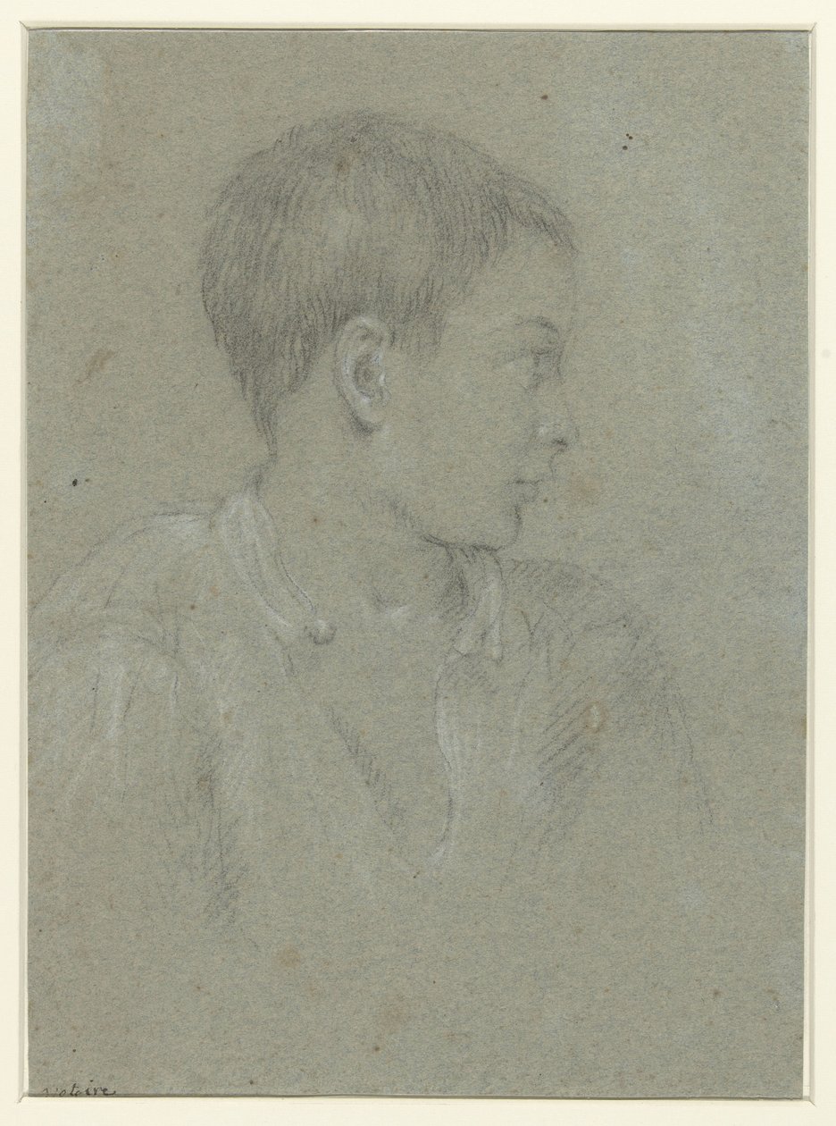 Italian Boy, Head Turned to the Right by Charles Joseph Natoire (possibly)