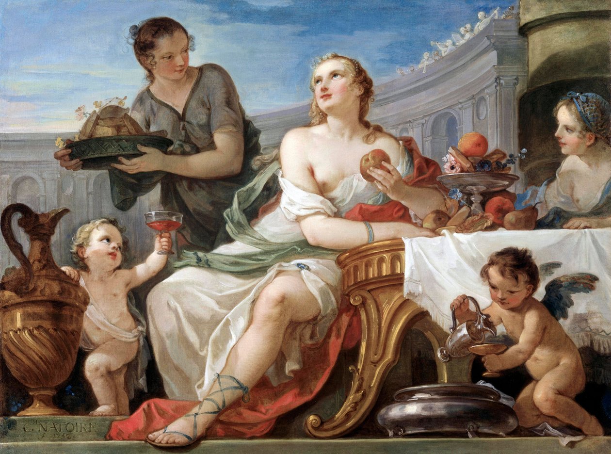 The Banquet of Psyche by Charles Joseph Natoire