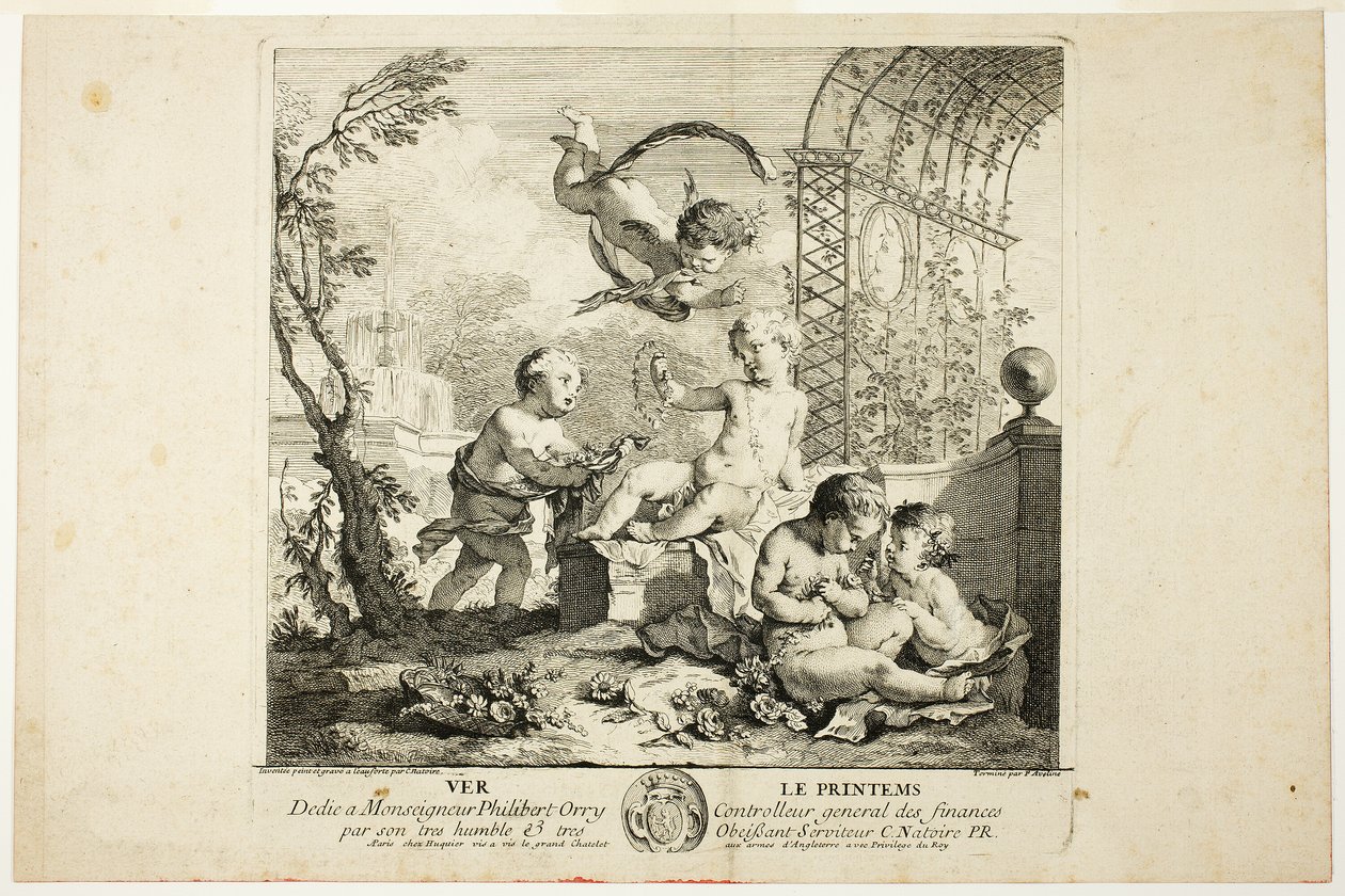 Spring, Plate One from Le Quatre Saisons by Charles Joseph Natoire