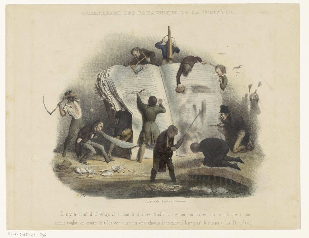 Parody of Censorship by Charles Joseph Traviès