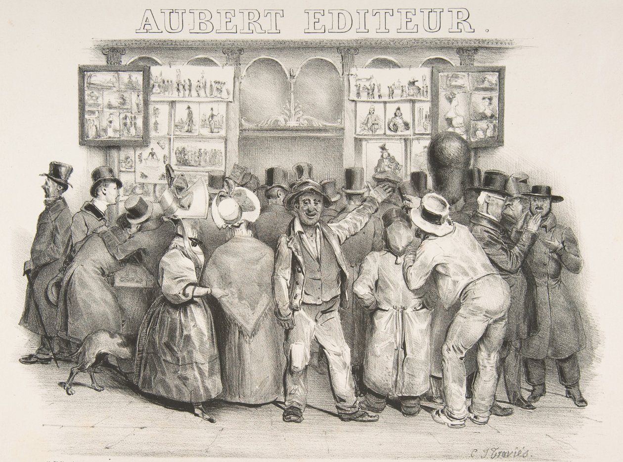 The Publisher Aubert You must admit the government has a comic appearance by Charles Joseph Traviès de Villers