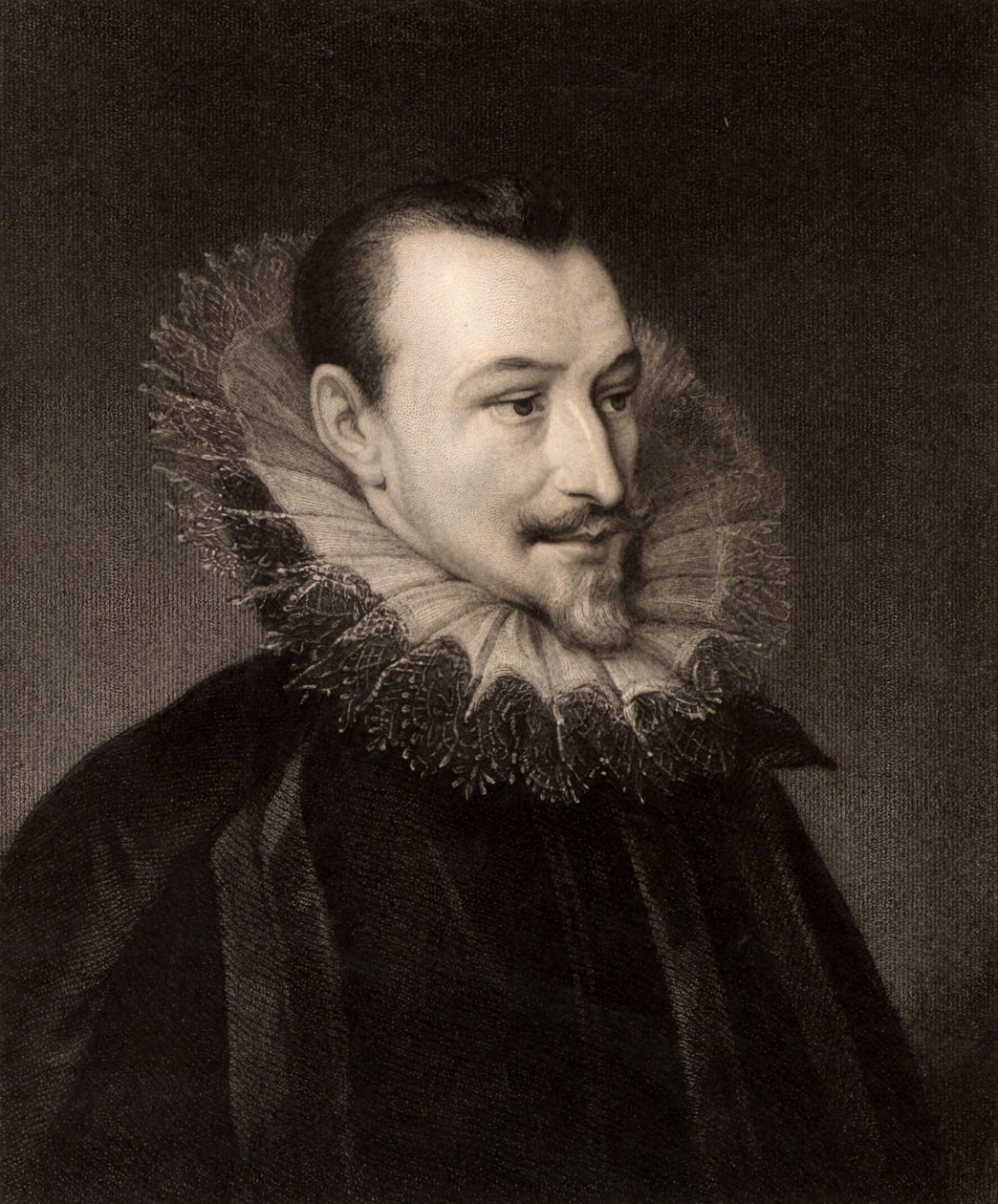 Portrait of Edmund Spenser by Charles Knight