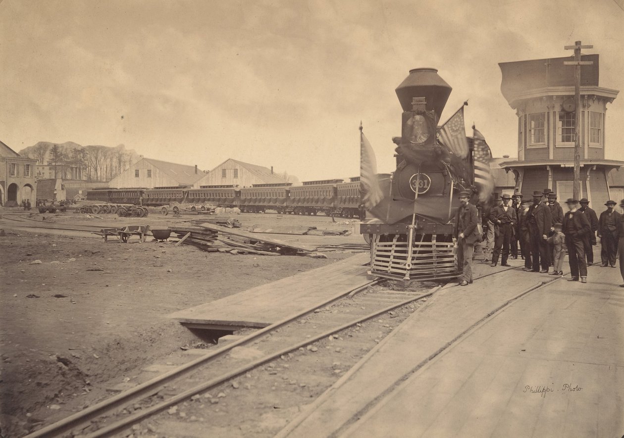 The Lincoln Funeral Train, Philadelphia, April 22-24, 1865 by Charles L. Philippi