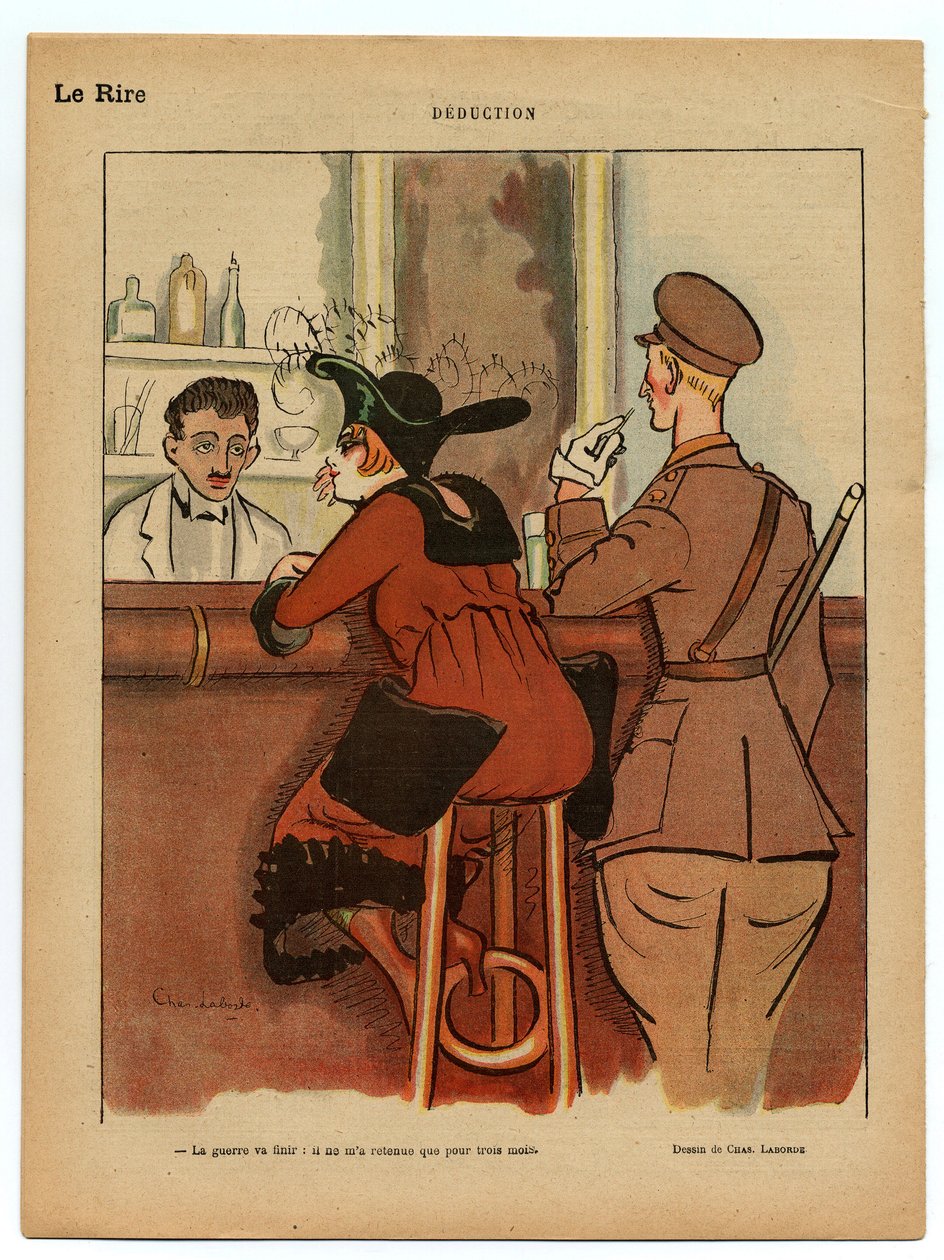 The Red Laughter, Satirical in Colors by Charles Laborde