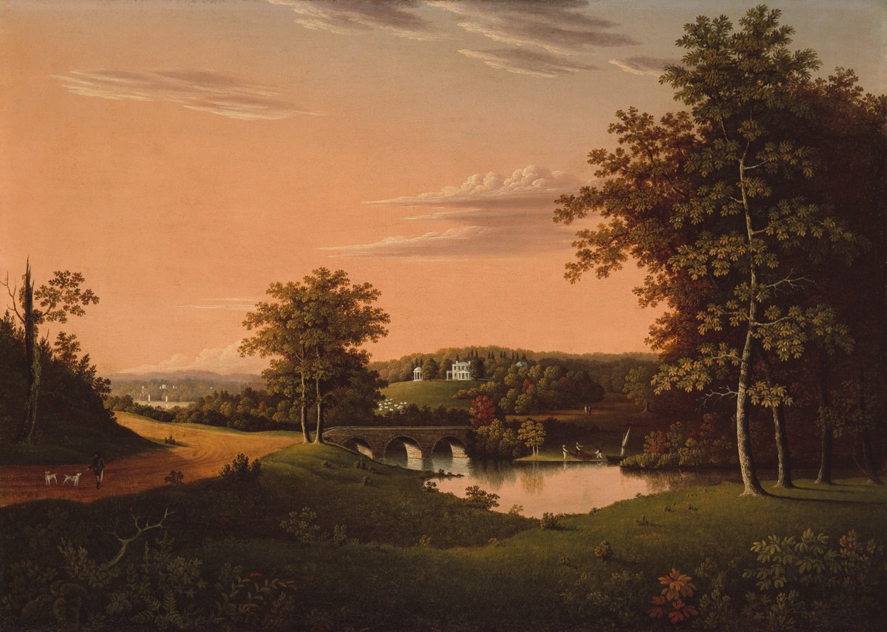 Point Breeze, the Estate of Joseph Napoleon Bonaparte at Bordentown, New Jersey by Charles Lawrence