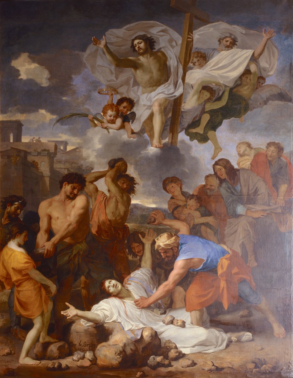 The Martyrdom of Saint Stephen by Charles Le Brun