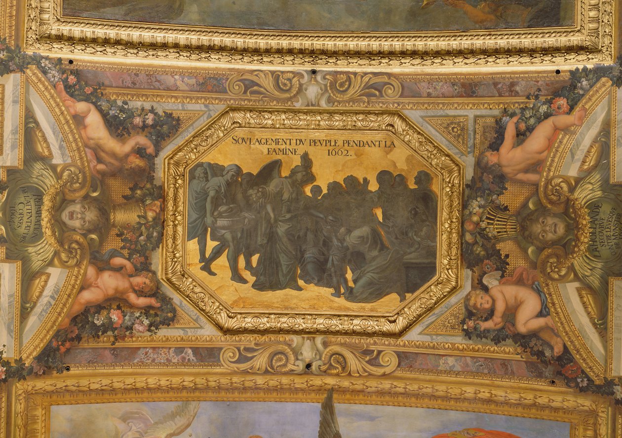 Helping the People during the Famine of 1662 by Charles Le Brun