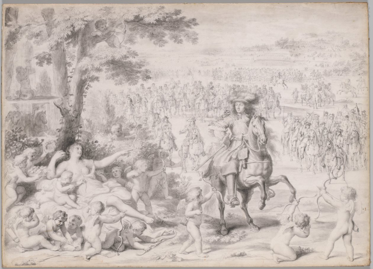 Louis XIV Captured by Venus by Charles Le Brun