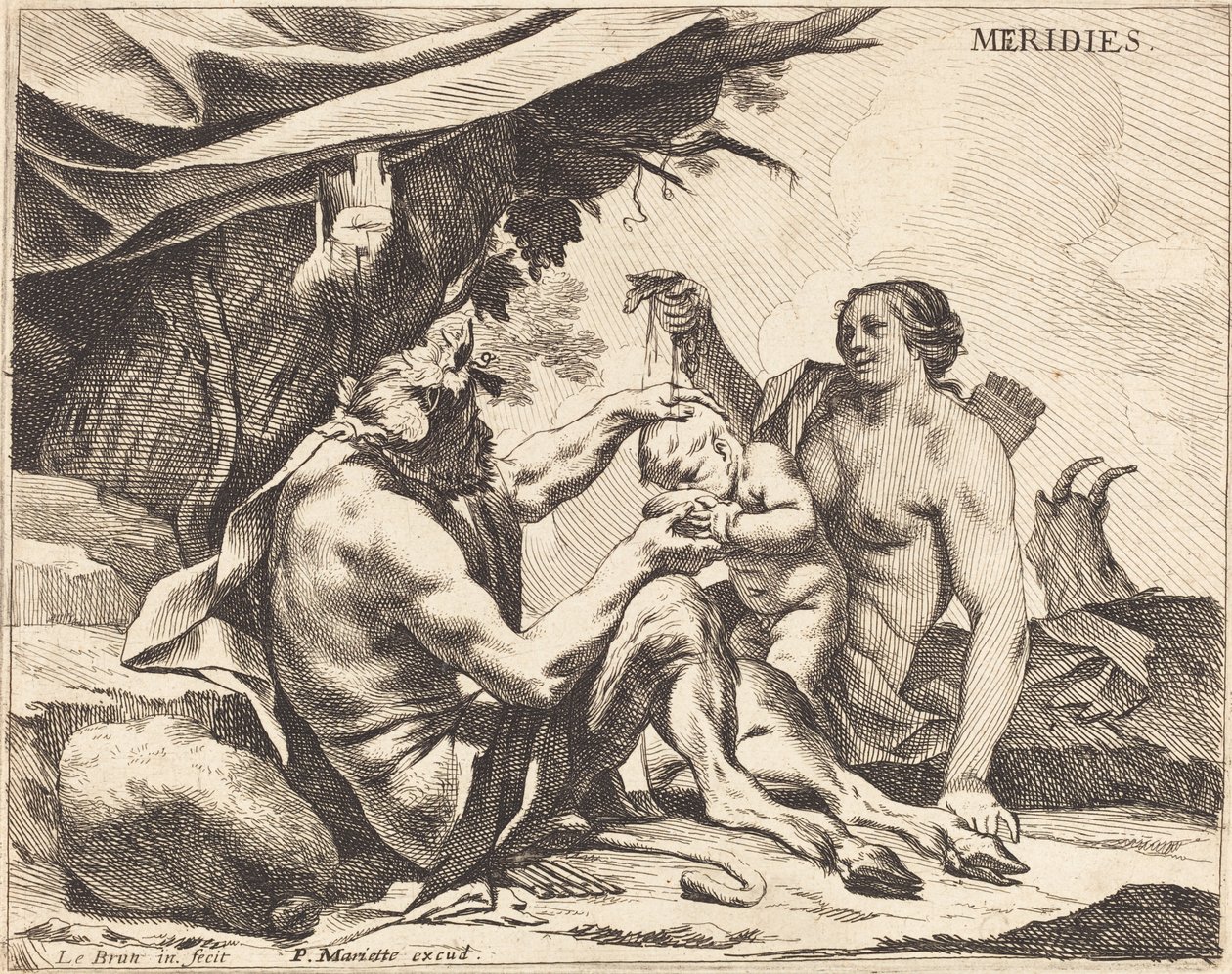 Noon by Charles Le Brun