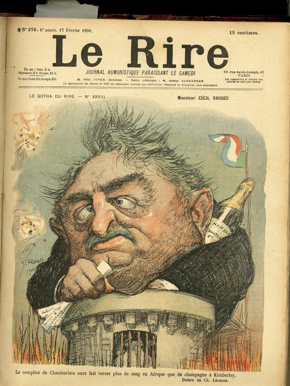Illustration of Charles Leandre for the Cover of Le Rire by Charles Leandre