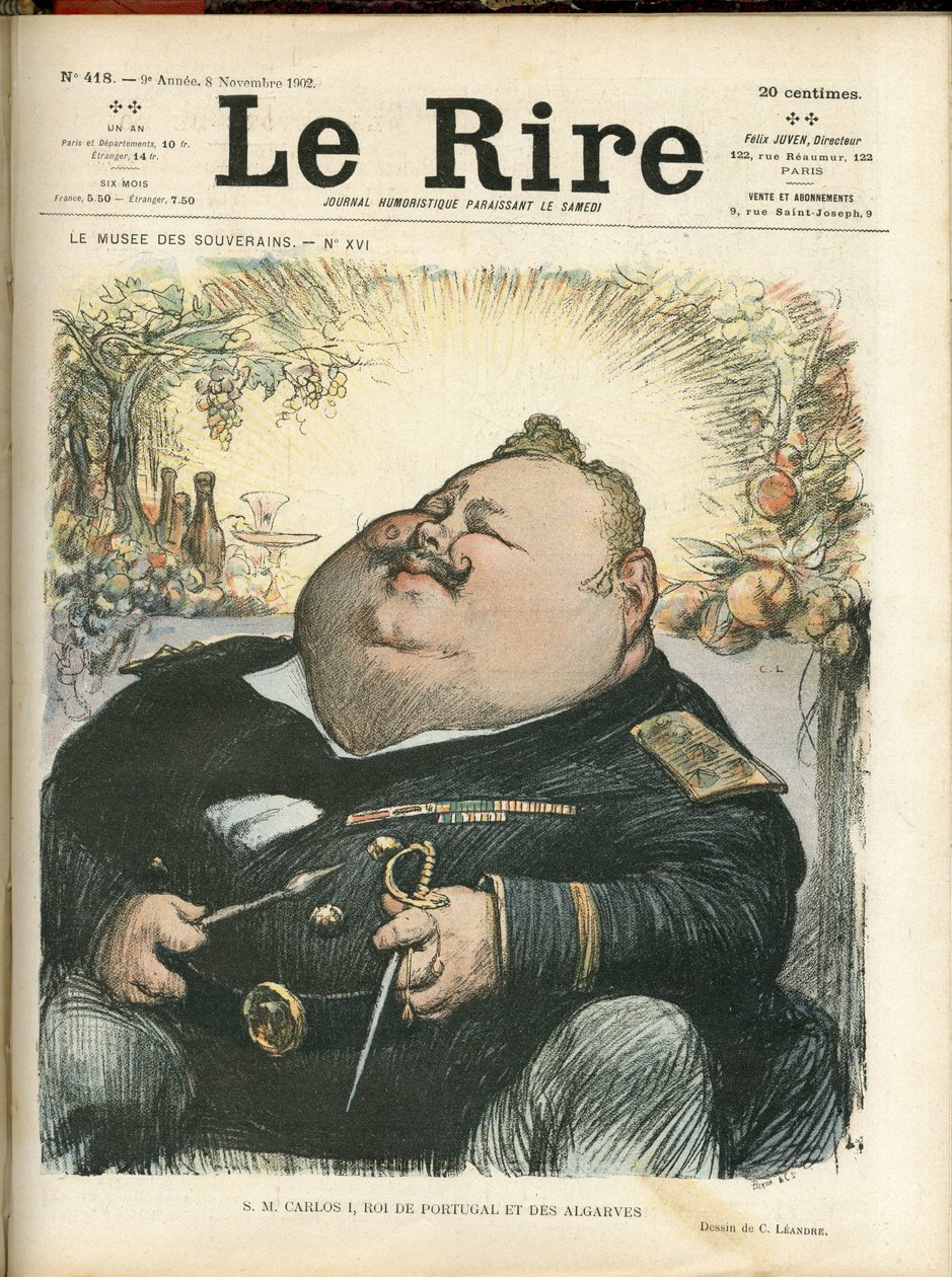 Illustration of Charles Leandre for the Cover of Le Rire, No. 418 by Charles Leandre