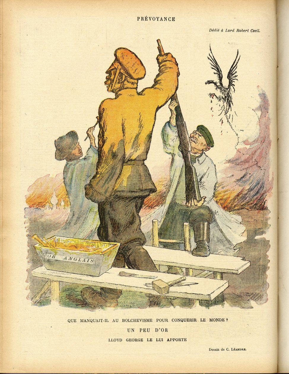 Illustration of Charles Leandre in Le Rire by Charles Leandre