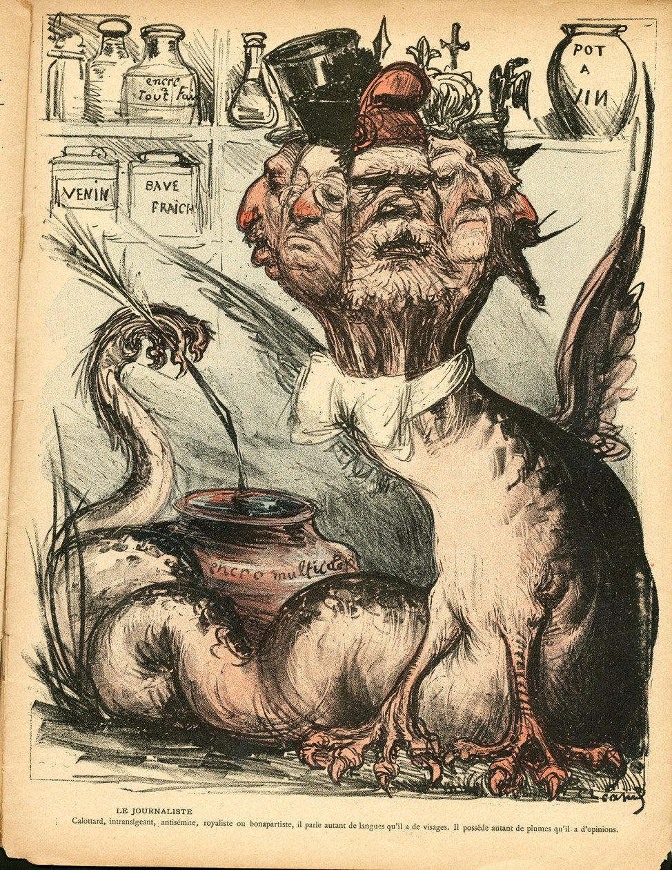 The Butter Plate, Satirical in Colours by Charles Leandre