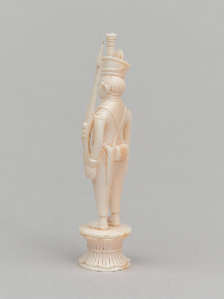 White Pawn, Chess Piece, India, Circa 1820 by Charles Leandre