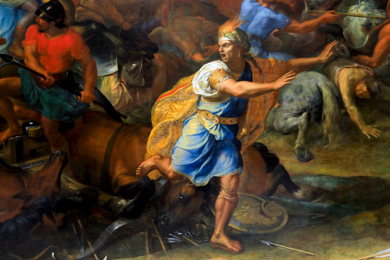 The Battle of Arbela (detail) by Charles Lebrun