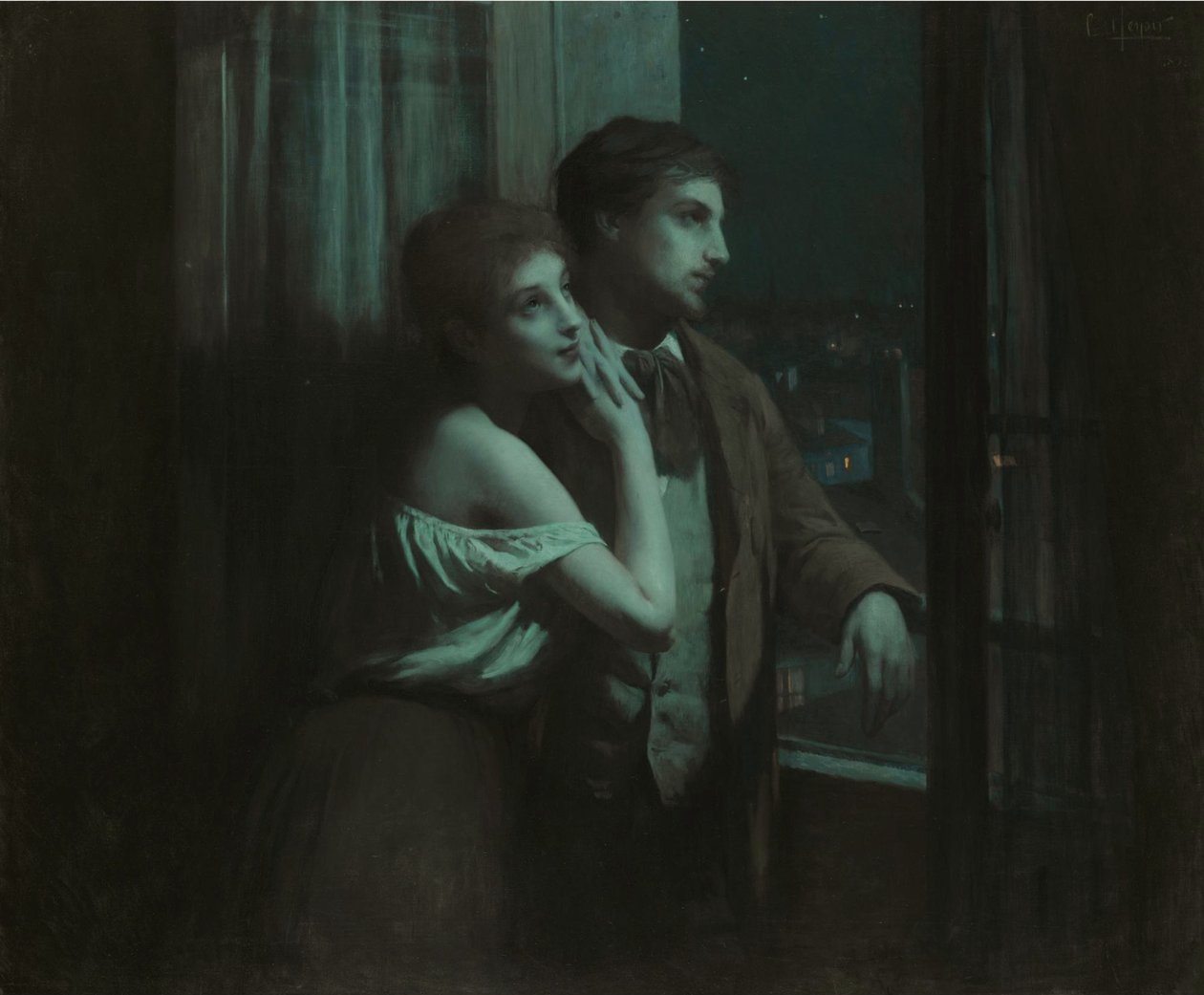 Reverie, 1893 by Charles Lenoir