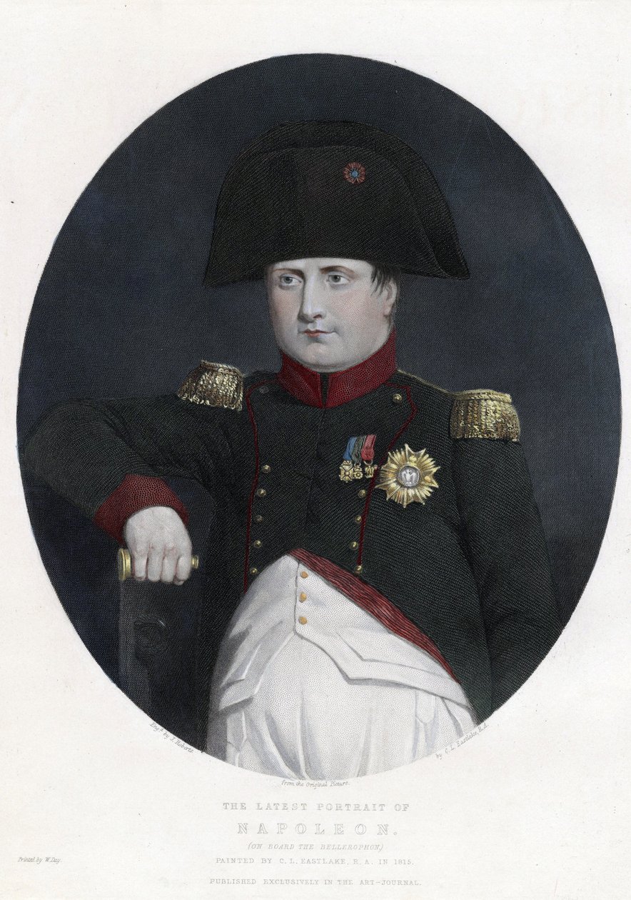 Latest Portrait of Napoleon on Board the Bellerophon by Charles Lock Eastlake