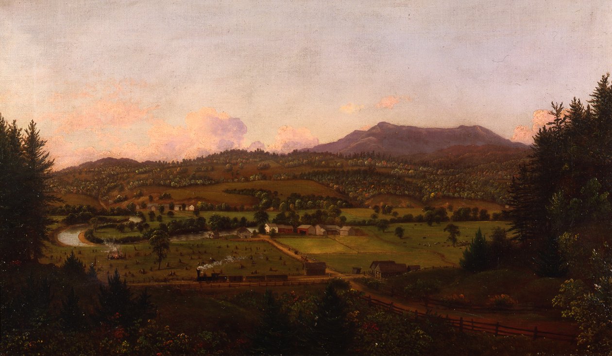 North Williston, Vermont, 1850 by Charles Louis Heyde