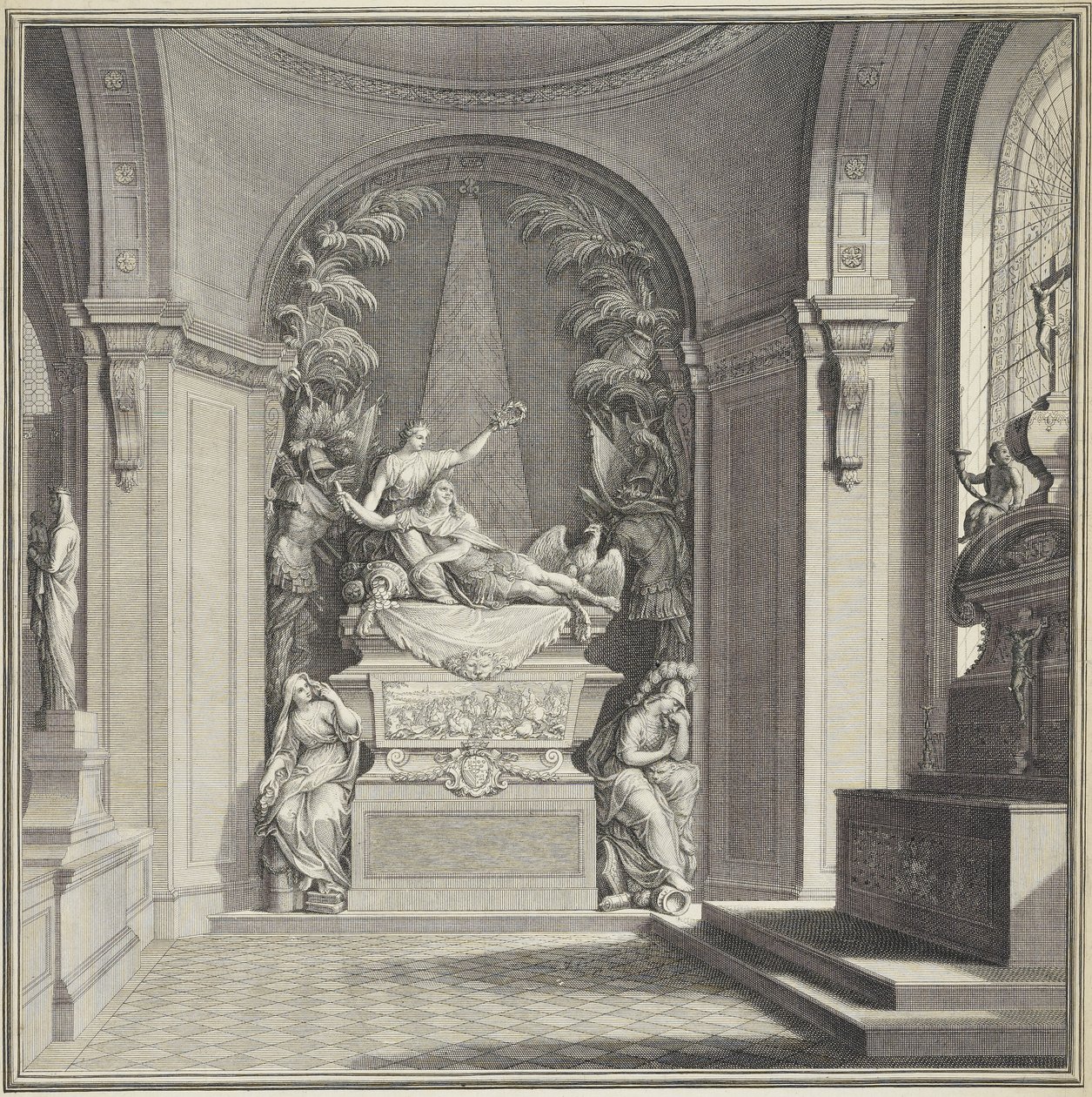 Tomb of Turenne by Charles Louis Simonneau