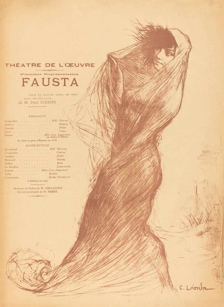Fausta by Charles Lucien Leandre